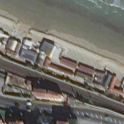 Sand Volleyball Court — aerial view