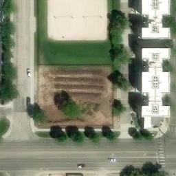 East End Beach Volleyball Court #2 — aerial view