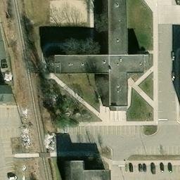 Mount Pleasant Beach Volleyball Court #7 — aerial view