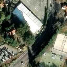Sand Volleyball Court — aerial view