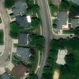 Boise Beach Volleyball Court #5 — aerial view