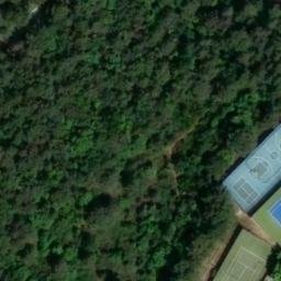 Volleyball Court near Mougins — aerial view