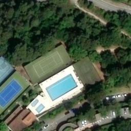 Volleyball Court near Mougins — aerial view
