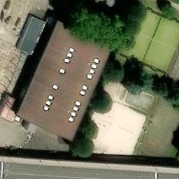 Sand Volleyball Court — aerial view
