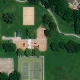 Southeast Boise Beach Volleyball Court #2 — aerial view