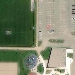 Guelph Beach Volleyball Court #9 — aerial view