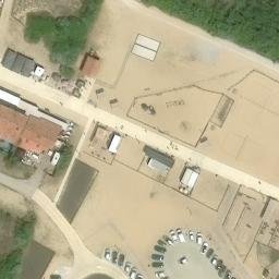 Sand Volleyball Court — aerial view