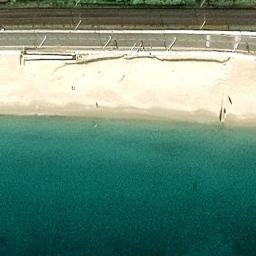 Sand Volleyball Court — aerial view