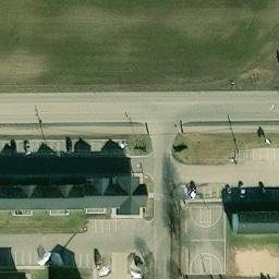 Union Charter Township Beach Volleyball Court #1 — aerial view