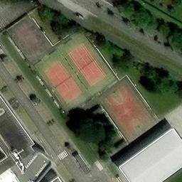 Volleyball Court — aerial view
