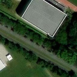 Sand Volleyball Court — aerial view