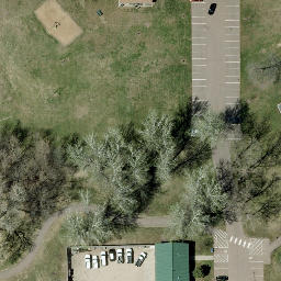 Sioux Falls Beach Volleyball Court #15 — aerial view
