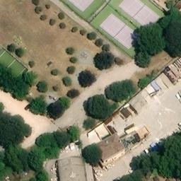 Volleyball Court — aerial view