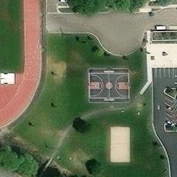 Nampa Beach Volleyball Court #3 — aerial view