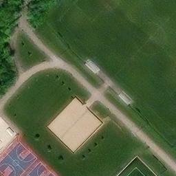 Cooksville Beach Volleyball Court #2 — aerial view