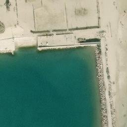 Sand Volleyball Court — aerial view