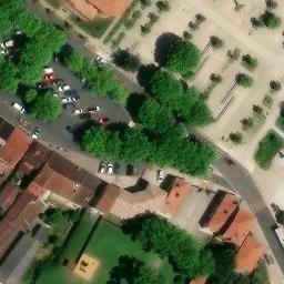 Volleyball Court — aerial view