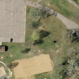 Sioux Falls Beach Volleyball Court #10 — aerial view