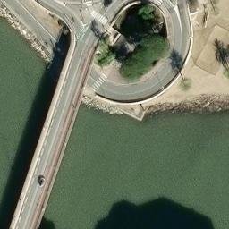 Sand Volleyball Court — aerial view