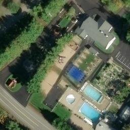 Old Orchard Beach Beach Volleyball Court #3 — aerial view