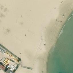 Sand Volleyball Court — aerial view