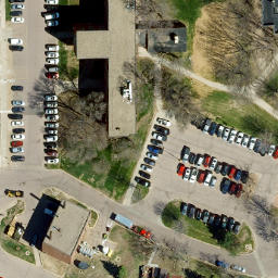 Sioux Falls Beach Volleyball Court #8 — aerial view