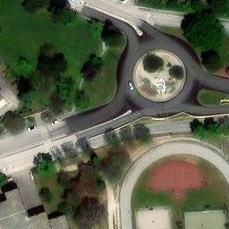 Volleyball Court — aerial view