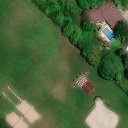 Guelph Beach Volleyball Court #6 — aerial view