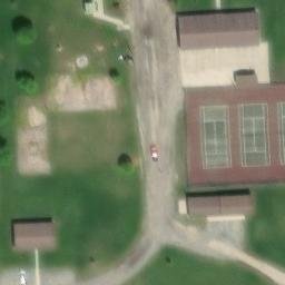Deckerville Beach Volleyball Court #2 — aerial view