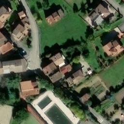 Sand Volleyball Court — aerial view