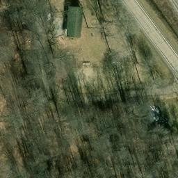 Coe Township Beach Volleyball Court #1 — aerial view