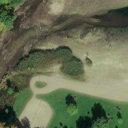 Kelso Beach Volleyball Court — aerial view