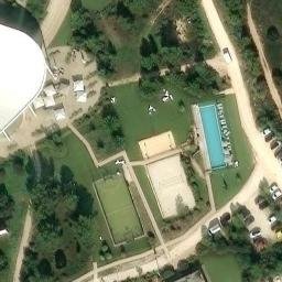 Volleyball Court — aerial view