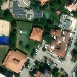 Sand Volleyball Court — aerial view