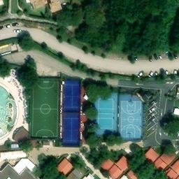 Volleyball Court — aerial view
