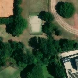 Sand Volleyball Court — aerial view