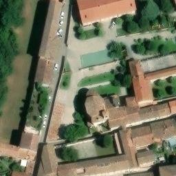 Volleyball Court — aerial view