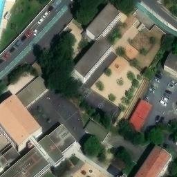 Volleyball Court near Pézenas — aerial view