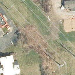 City of Oswego Beach Volleyball Court #1 — aerial view