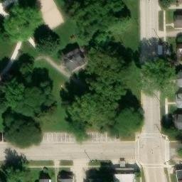 Beaver Dam Beach Volleyball Court #1 — aerial view