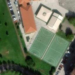 Volleyball Court — aerial view