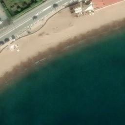 Sand Volleyball Court — aerial view