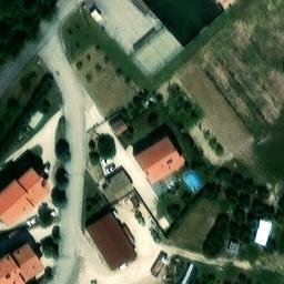 Sand Volleyball Court — aerial view