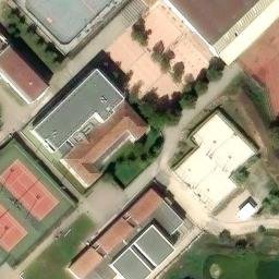 Volleyball Court near Marignane — aerial view