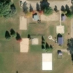 Breckenridge Beach Volleyball Court #1 — aerial view