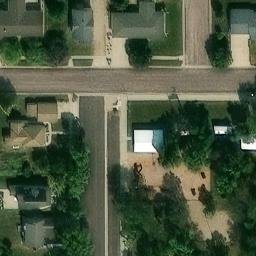 Parkston Beach Volleyball Court — aerial view