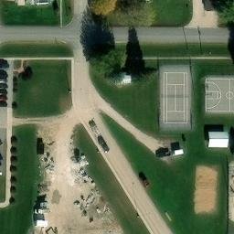 Saint Ansgar Beach Volleyball Court — aerial view