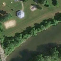 Vassar Beach Volleyball Court — aerial view