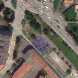Volleyball Court — aerial view