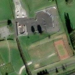 Volleyball Court near Oviedo — aerial view